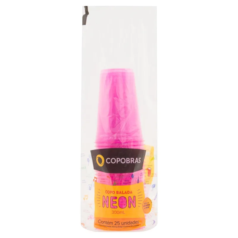 Copo Desc Copobras Rosa Balada  - COPOBRAS - Bazar