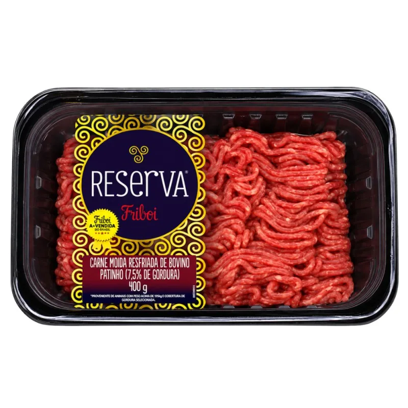 Carne Moída de Patinho Reserva Friboi 400g - Friboi