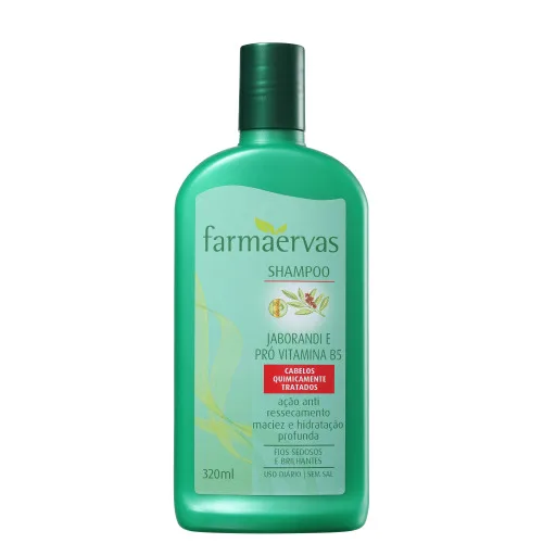 Shampoo Farmaervas Jaborandi E Pro Vitamina B5 - FARMAERVAS - Higiene E Beleza