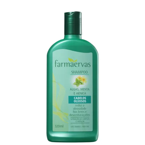 Shampoo Farmaervas Algas - FARMAERVAS - Higiene E Beleza