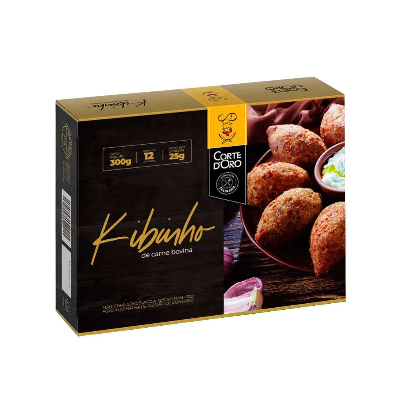 Kibinho Corte D Oro Caixa Com 12 Unidades 300g