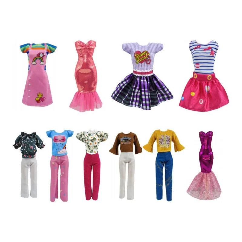 10 Peças De Roupas De Bebê De 30 Cm Para Bonecas