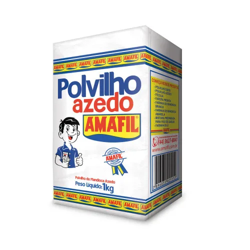 Polvilho Amafil Azedo Plast 20x - AMAFIL - Mercearia