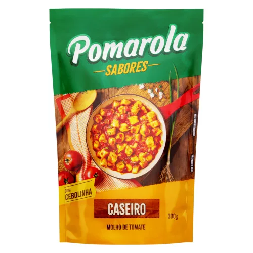 Molho De Tomate Pomarola Sachê 300g - TOMATE - Mercearia