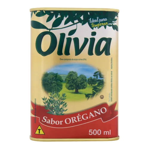 Óleo Composto De Soja E Oliva Orégano Olívia Lata 500ml - CARGILL BRASIL - Mercearia