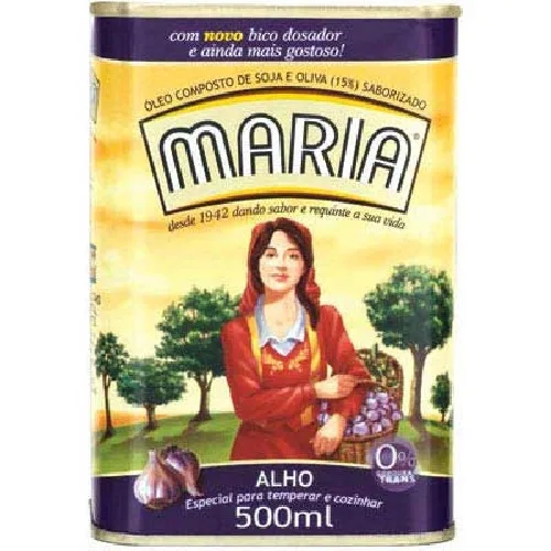 Soja E Oliva Com Alho Maria Lata - CARGILL BRASIL - Mercearia