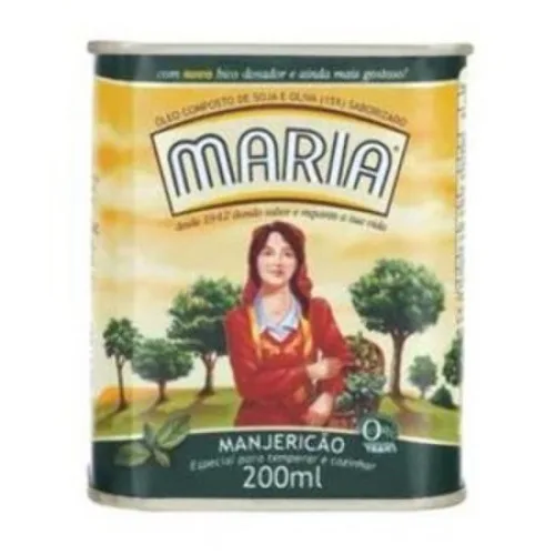 Soja E Oliva Com Manjericão Maria Lata - MARIA - Mercearia