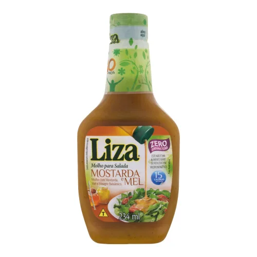 Molho Para Salada Mostarda E Mel Liza Squeeze 234ml - SQUEEZE - Mercearia