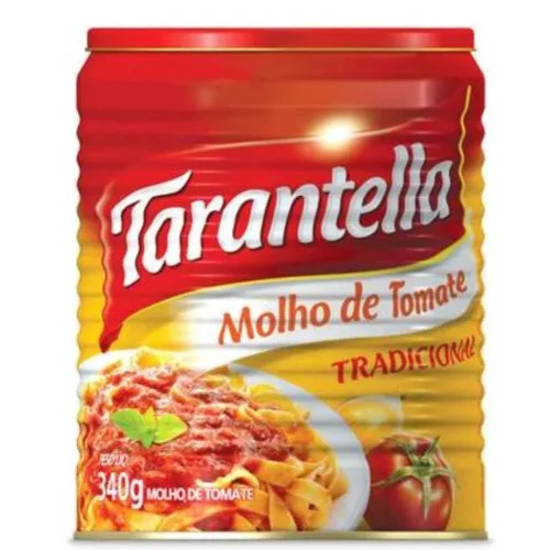 Molho De Tomate Tradicional Tarantella Lata 340g - TOMATE - Mercearia