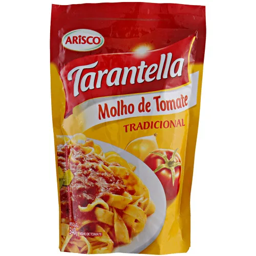 Molho De Tomate Tradicional Tarantella Sachê 340g - TOMATE - Mercearia