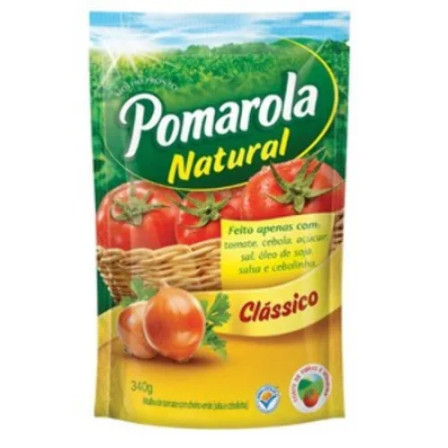 Molho Tom Pomarola 100 Alho Sachet - POMAROLA - Mercearia