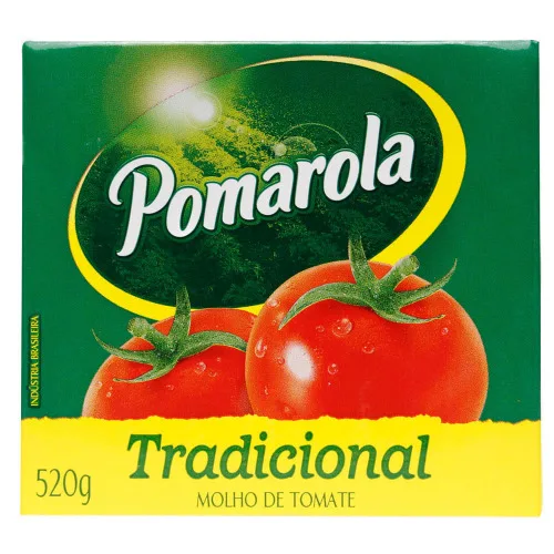 Molho De Tomate Tradicional Pomarola Caixa 520g - PANOAH SELF ADHESIVE FABRIC - Mercearia