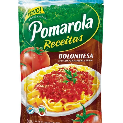 Molho De Tomate Bolonhesa Pomarola Sachê 300g - TOMATE - Mercearia