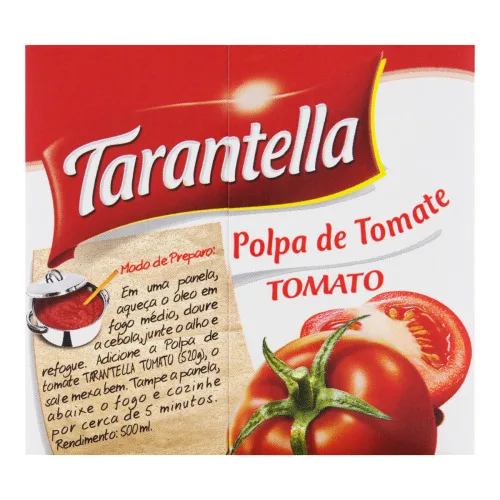 Polpa De Tomate Tarantella Caixa 520g - TOMATE - Mercearia