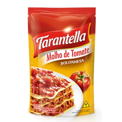 Molho De Tomate Bolonhesa Tarantella Sachê 340g - TOMATE - Mercearia