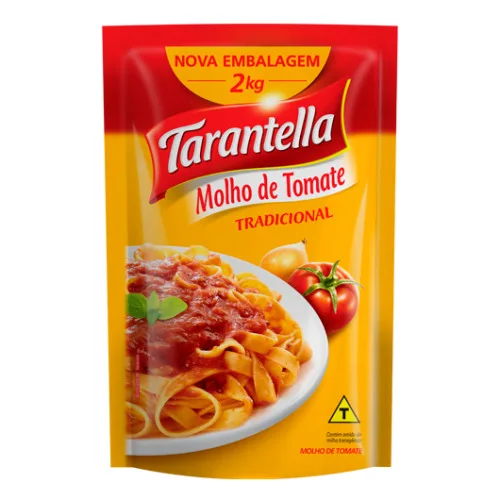 Molho Tom Tarantella 2kg Sache - TARANTELLA - Mercearia