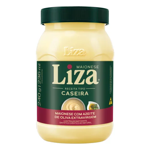 Maionese Tipo Caseira Com Azeite Liza Pote 240g - LIZA
