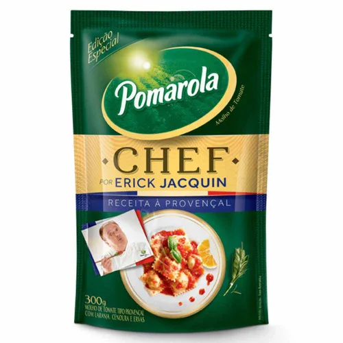 Molho De Tomate Arrabiata Pomarola Chef Sachê 300g - TOMATE - Mercearia