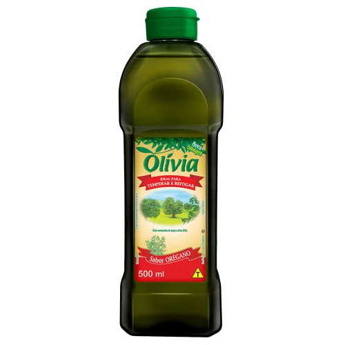 Óleo Composto De Soja E Oliva Ervas Finas Olívia Garrafa 500ml - OLIVIA - Mercearia