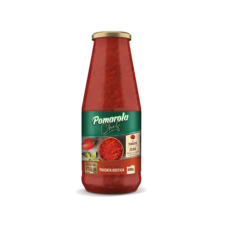 Passata de Tomate Pomarola Rústica 680g - Pomarola - Mercearia