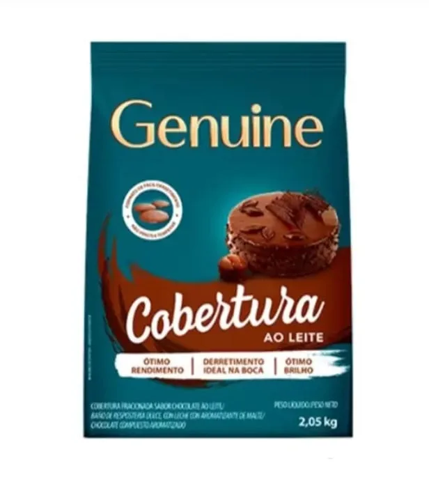 Cobertura Ao Leite Moedas 2,05kg Genuine - Não Informado - Mercearia