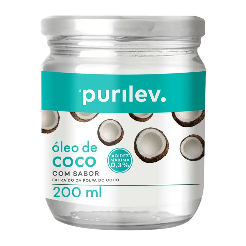 Óleo de Coco Purilev Vidro 200ml