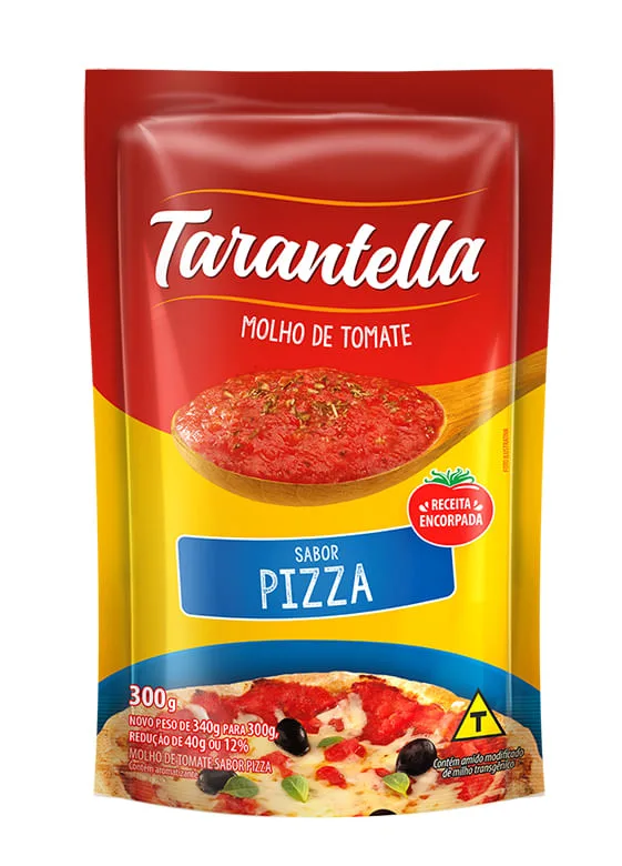 MOLHO TOMATE TARANTELLA PIZZA SC 300G - Tarantella - Mercearia