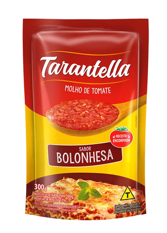 MOLHO TOMATE TARANTELLA BOLONHES SC 300G - Tarantella - Mercearia
