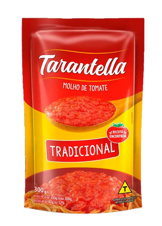 MOLHO TOMATE TARANTELLA TRAD SC 300G - Tarantella - Alimentos