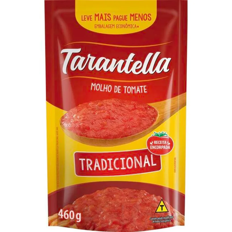 Molho de Tomate Tarantella Tradicional 460g
