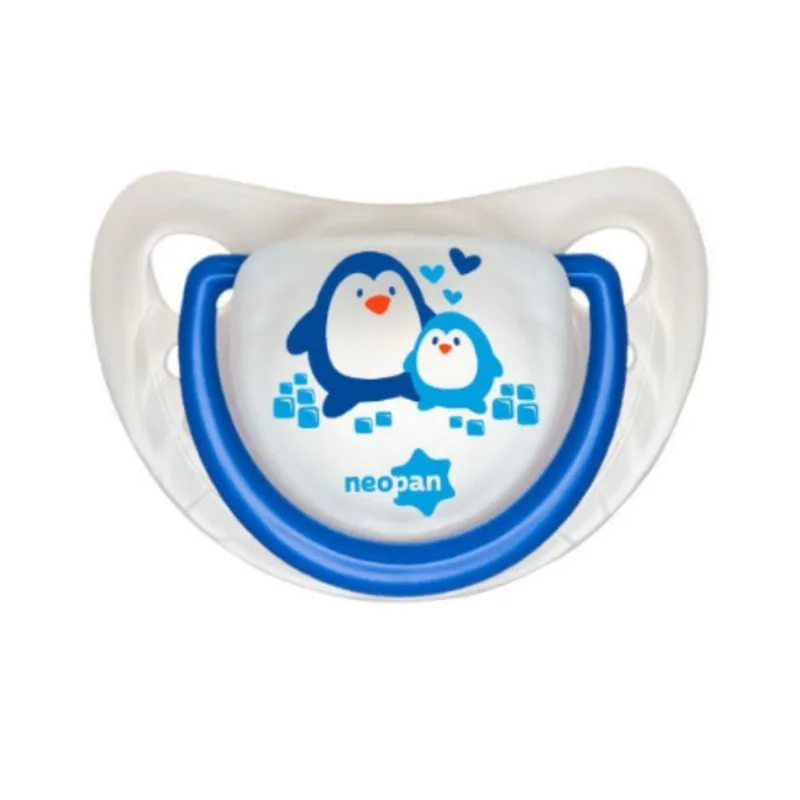 Chupeta Neopan Ortodontico 0-6m Azul/Pinguim 4874