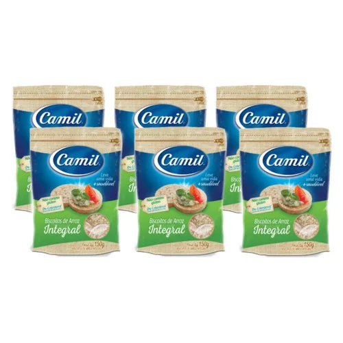 Mini Biscoito De Arroz Camil 150g - CAMIL