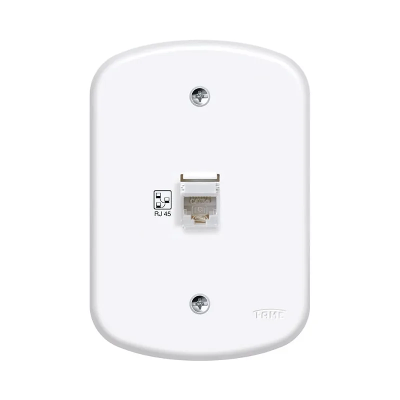 Tomada de Rede Fame Blanc RJ45 8 Fios 4X2