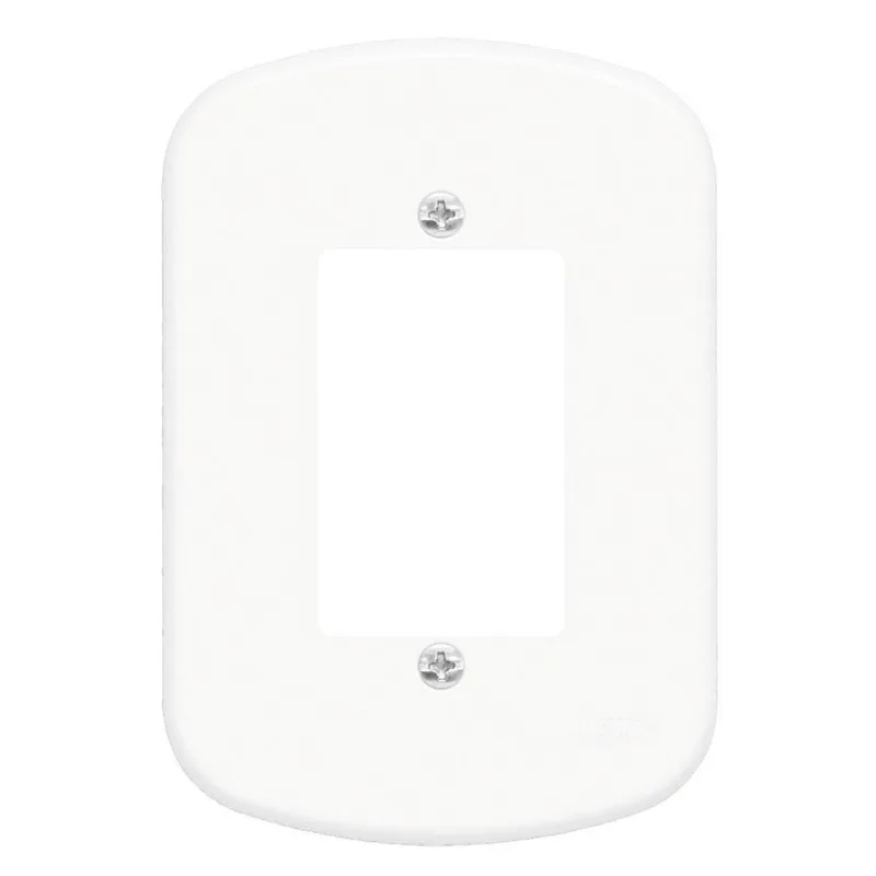 Placa 4"" X 2"" F3p Padrão Blanc - 1369 - Fame Placa 4x2 F3 Padrao Ref.1369 Fame 1369.