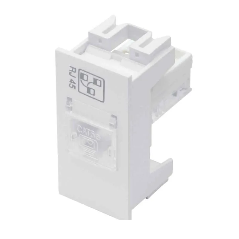 Tomada para rede RJ45 5E 8 vias Habitat Fame