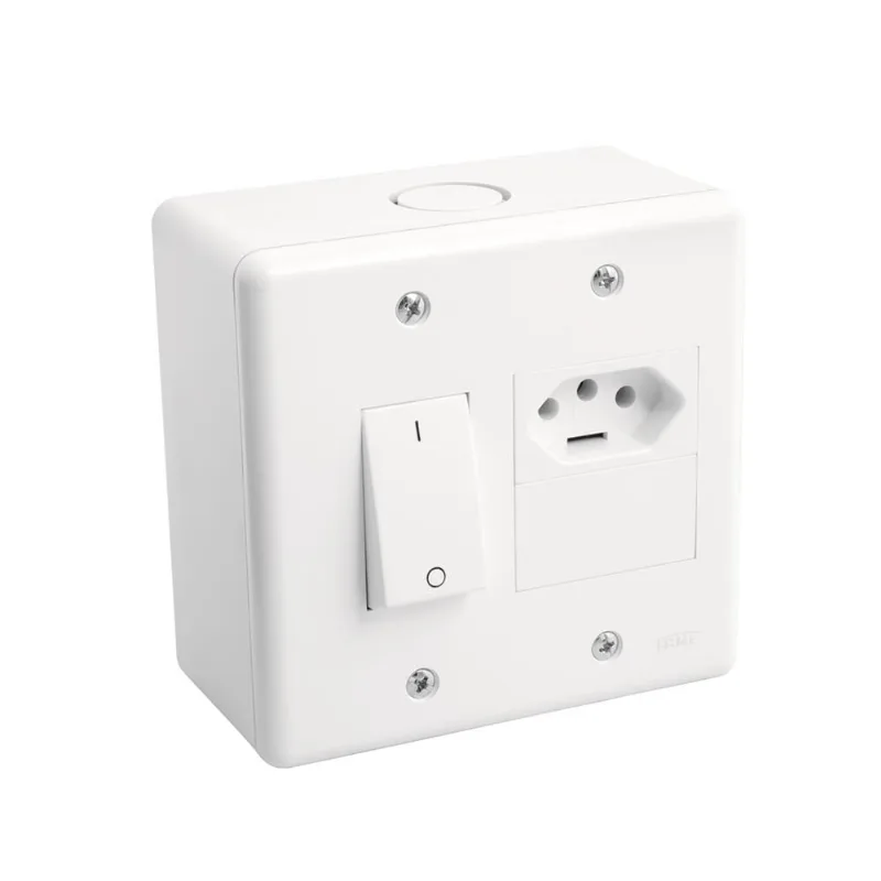 Caixa Versátil de Embutir Fame Bipolar 2PxT 20A Branco