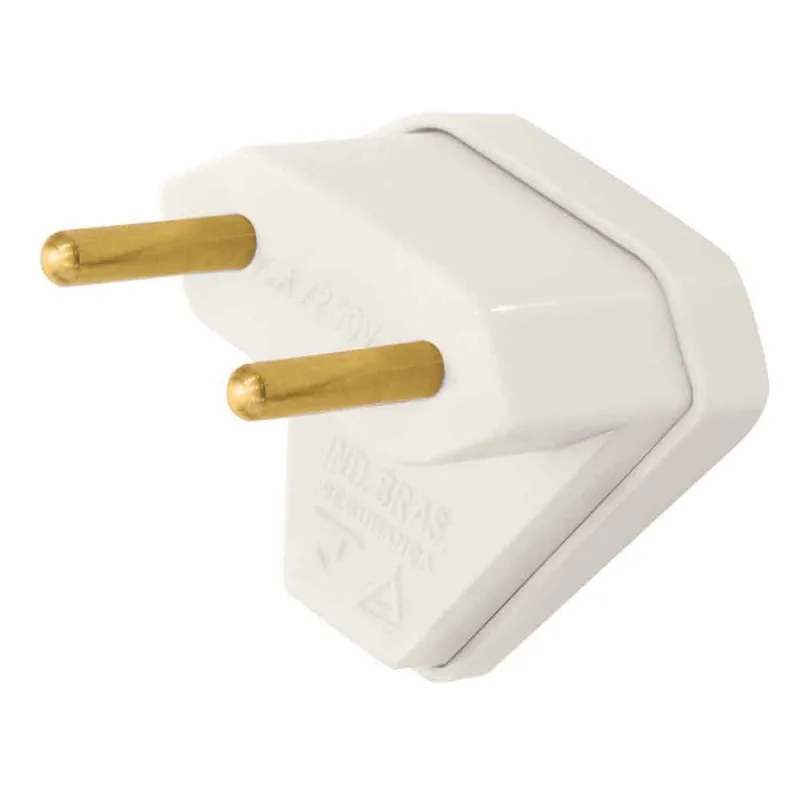 Plugue bipolar pequeno 10A 250V 2400 Fame