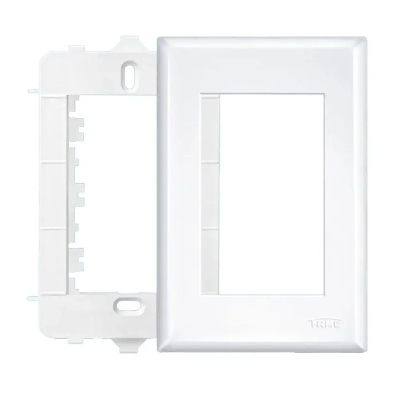 Conjunto Fame Evidence - Placa Com Suporte 3 Módulos Horizontais 4x2