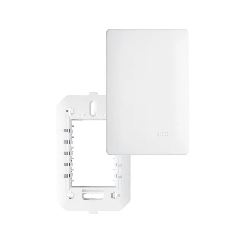 Placa Cega Com Suporte Fame Habitat 4x2 Branco