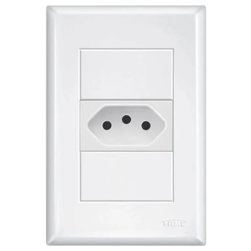 Tomada 2p+t 20a 250 Volts Com Placa 4x2 Evidence - 10238884 - Fame Tomada 2p+t 20a Com Placa 4x2 Evide - 10238884 - Fame