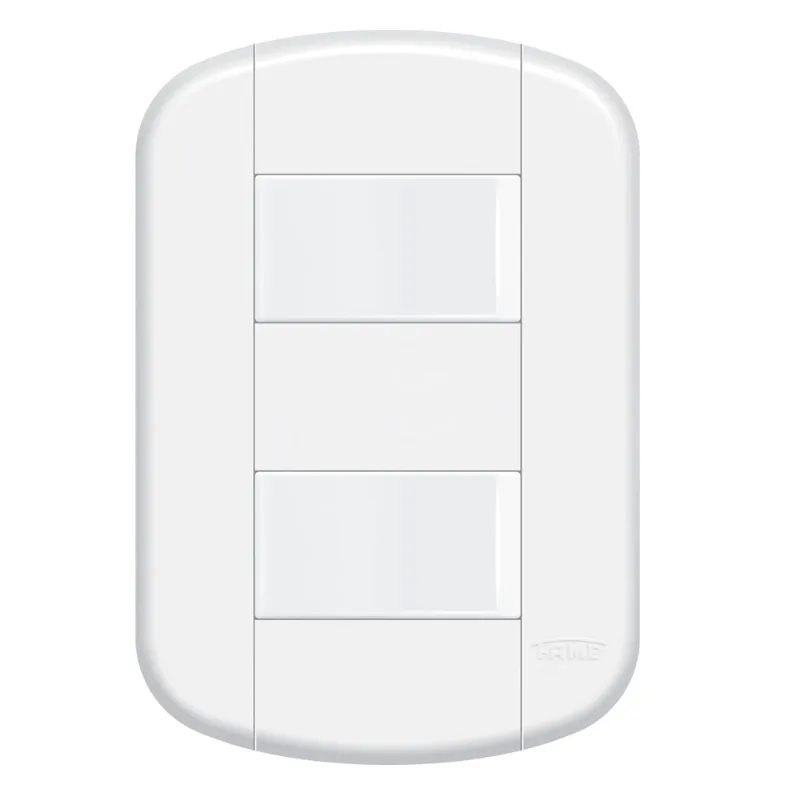 Interruptor Fame Duplo Simples Distanciados 16A Blanc Mais