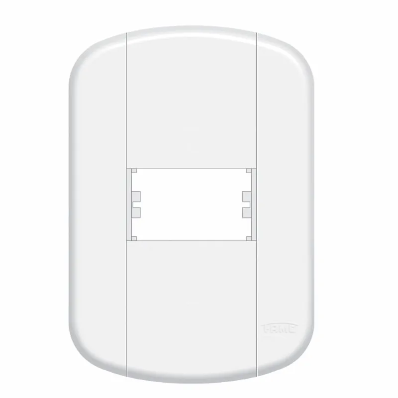Placa 4X2 Fame Blanc Mais Para 1Modulo
