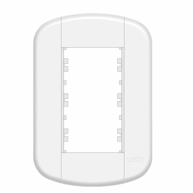 Placa 4X2 Fame Blanc Mais Para 3Modulos