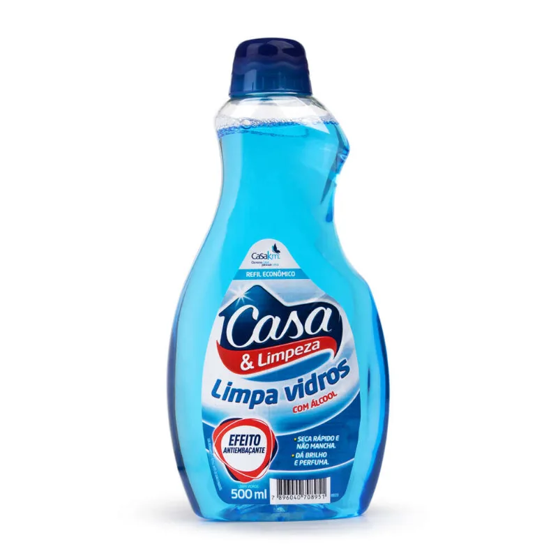 Limpa Vidros com Álcool Casa & Limpeza 500ml