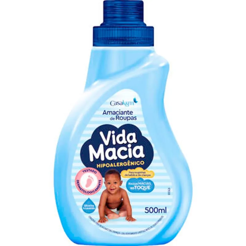 Amaciante de Roupa Vida Macia Lavanda 500ml