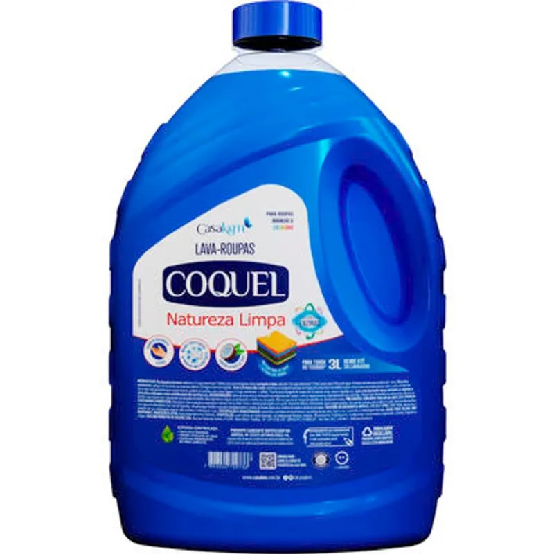 Lava Roupas Líquido Coquel 3L
