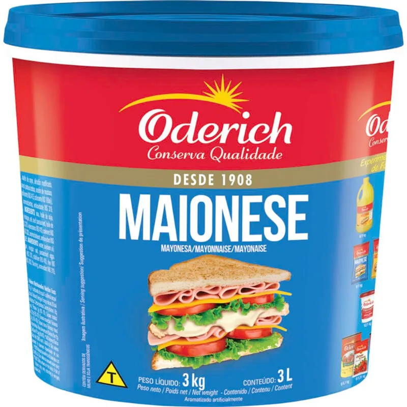 Maionese Oderich 3kg
