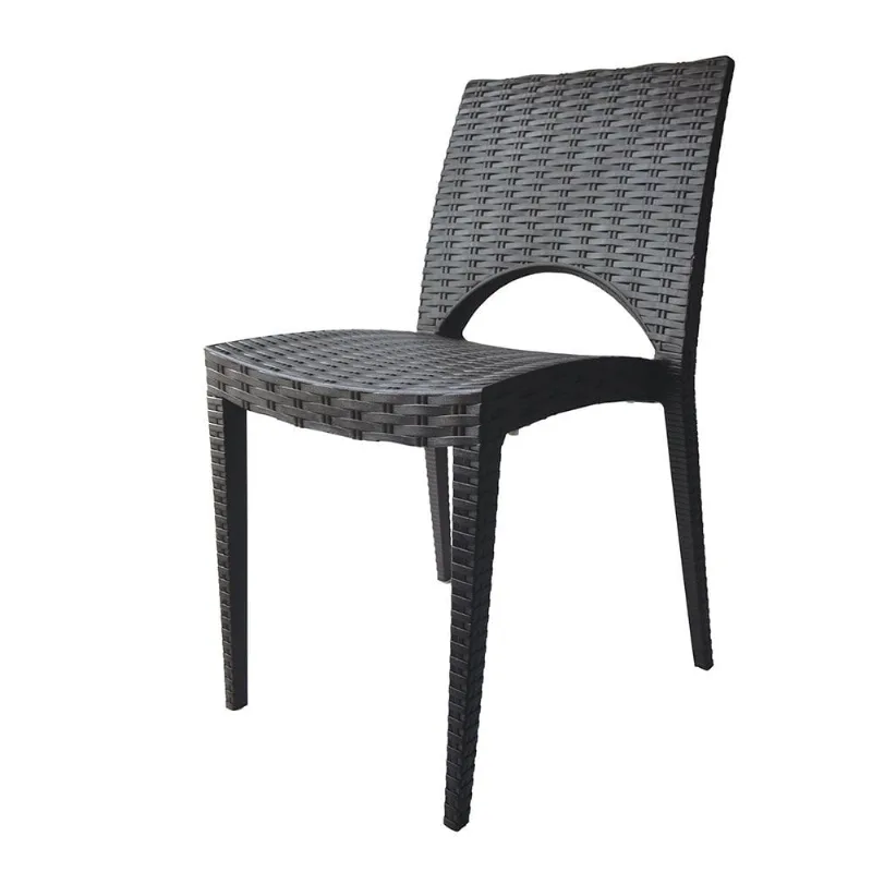 Cadeira Casabella Rattan Marrom Plasútil