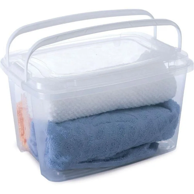 GRAN BOX PLASUTIL 10LT TRANSP ALTA COM TRAVA - PLASUTIL - Utilidades Domesticas