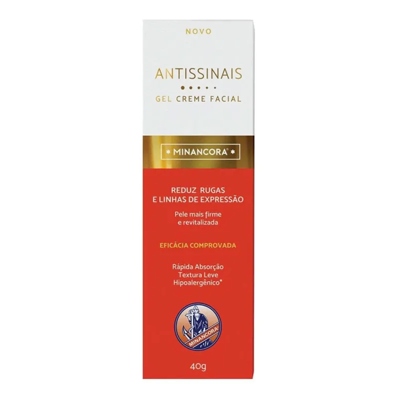 Gel Creme Facial Minancora Antissinais 40g - Minâncora - Creme Corporal